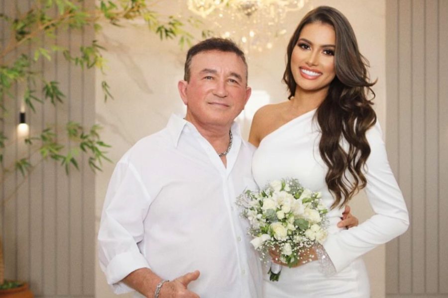 Amado Batista se casa no civil com Miss Mato Grosso Amado Batista se casa no civil com Miss Mato Grosso